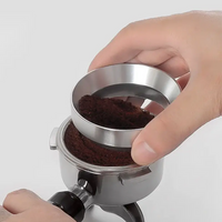 Coffee Dosing Ring for 51/53/58mm Portafilters, Anti-Fly Catcher-0